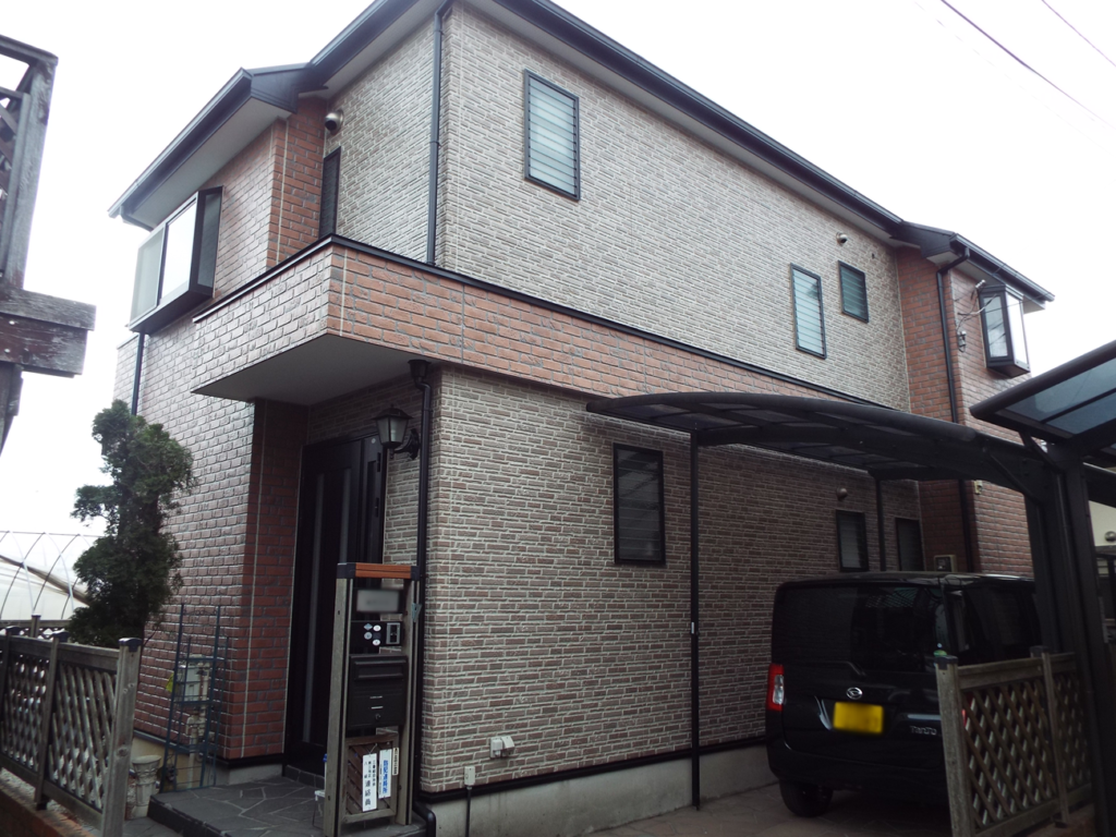 東京都立川市のクリヤー外壁塗装 施工後