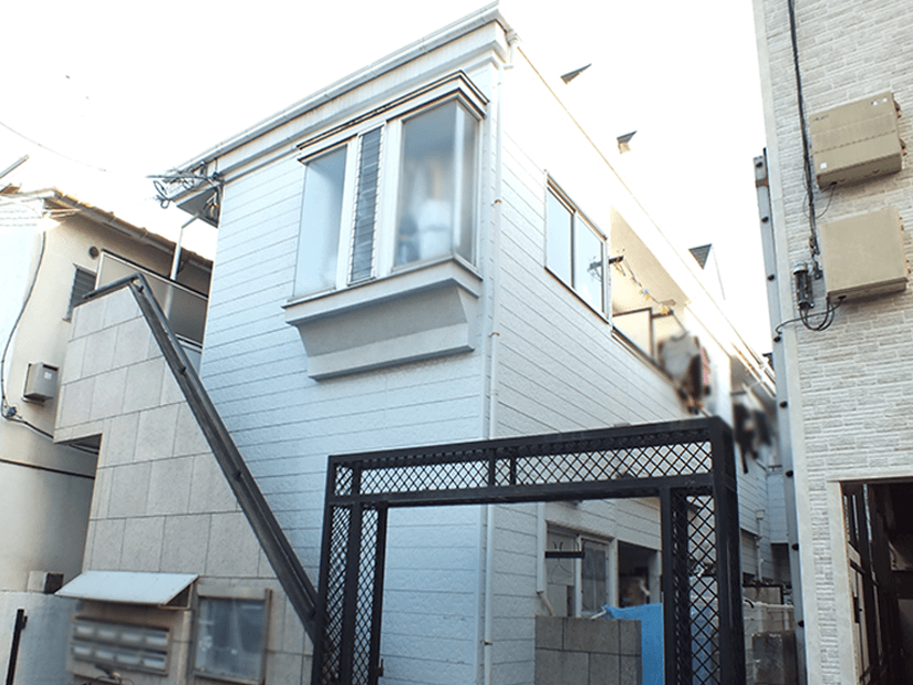 豊島区のコーポ、外壁塗装施工事例　施工前写真