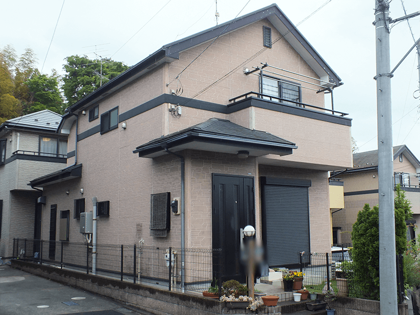 東京都町田市の外壁塗装施工事例　施工前写真