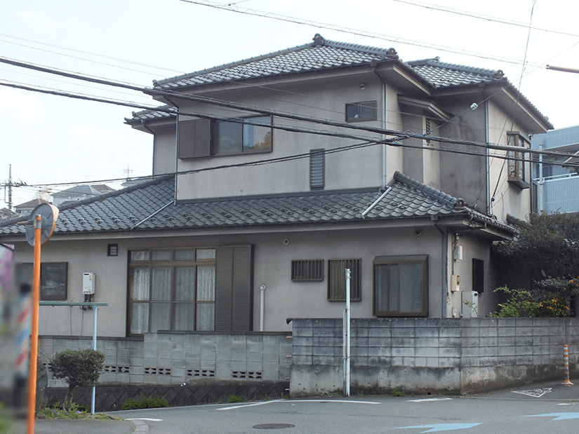 東京都八王子市の外壁塗装施工事例　施工前写真