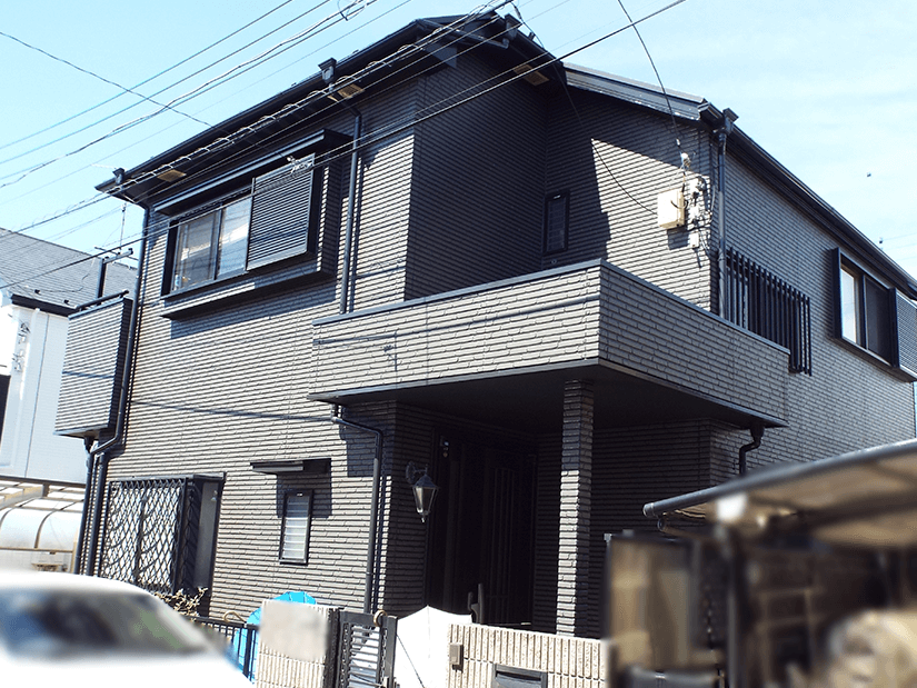 所沢市の外壁塗装 施工後写真