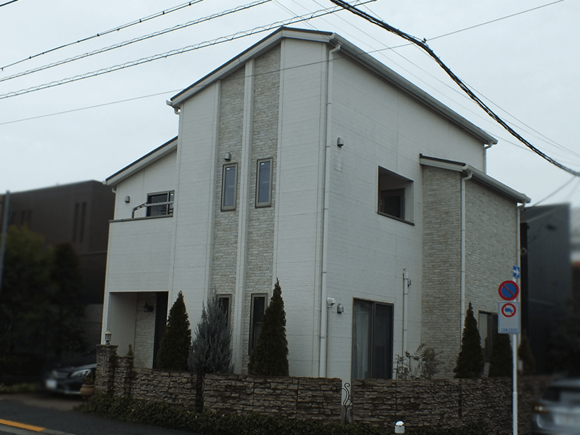 東京都世田谷区の外壁塗装施工事例　施工前写真