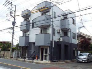 新座市の集合住宅 外壁塗装 施工前