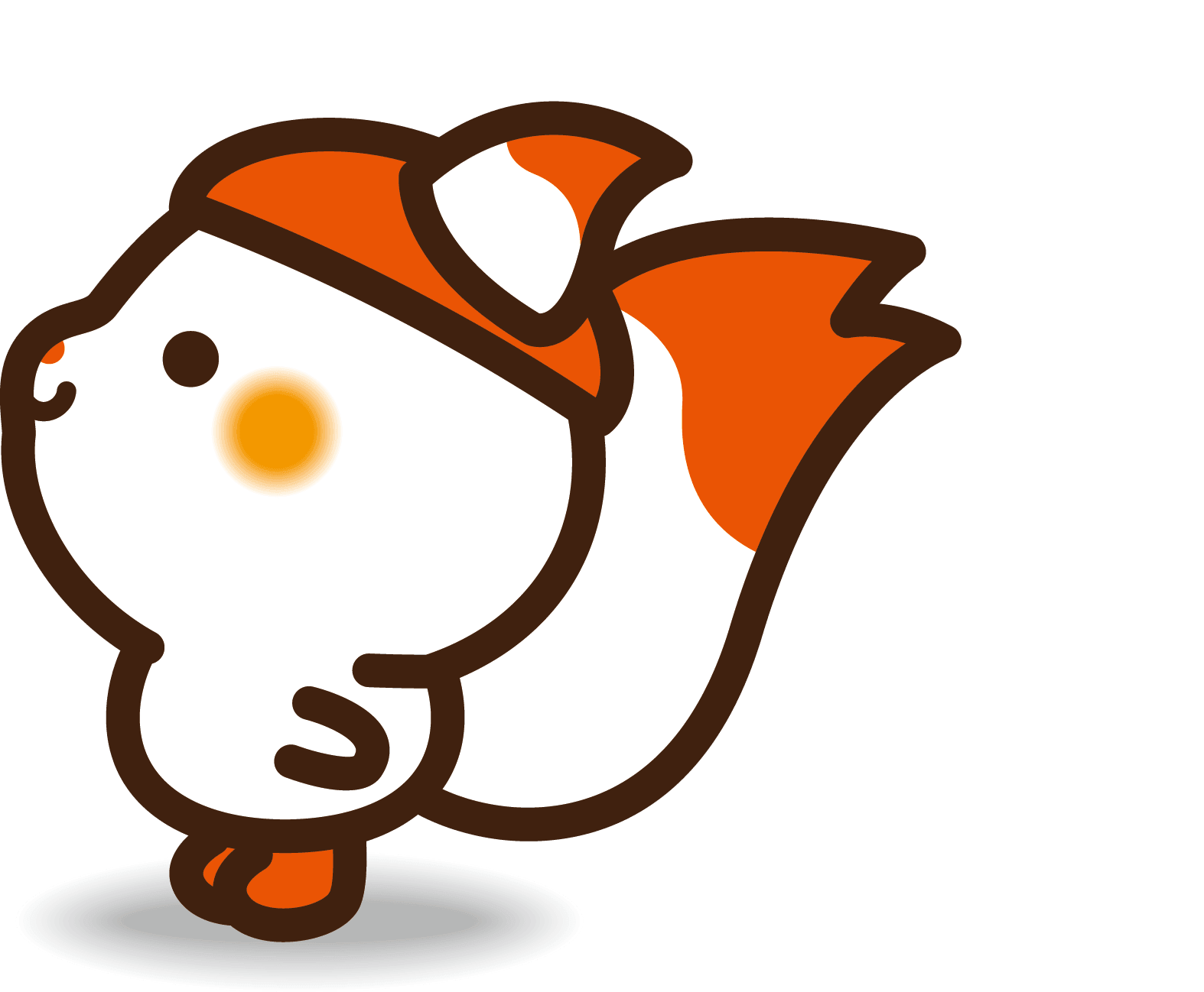 塗りチョク公式マスコット リスの塗りすぎくん