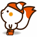 塗りチョク公式キャラクターの塗りすぎ君が歩いてお辞儀するアニメ