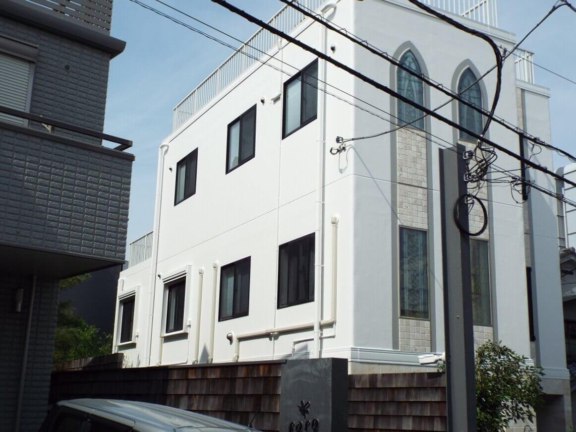 杉並区 外壁塗装・シーリング工事 施工後
