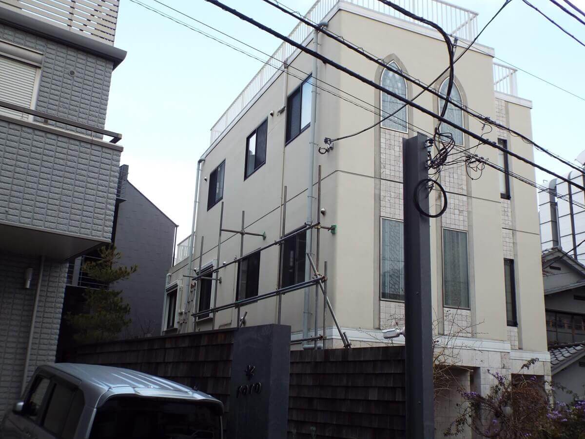 杉並区 外壁塗装・シーリング工事 施工前