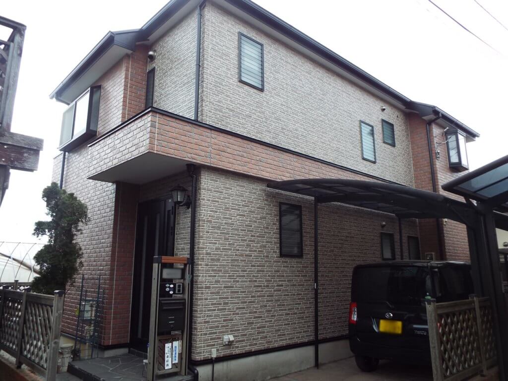 東京都立川市のクリヤー外壁塗装 施工後